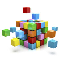 Color Blocks to Represent Teamwork