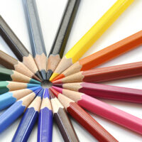 Color Pencils for Sketching Logos